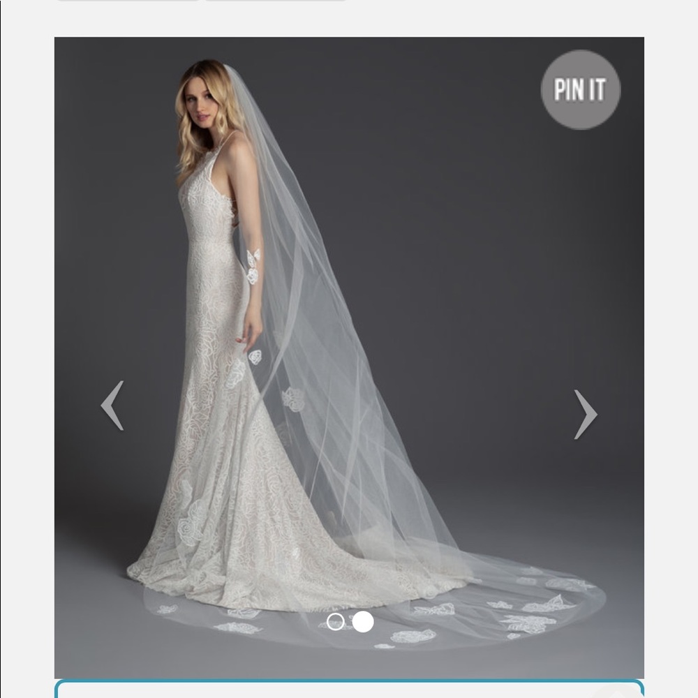 Hayley Paige sugar rose veil